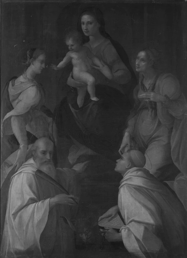 Madonna in trono con Bambino e Santi - Cortona
